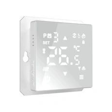 Изображение Умный сенсорный терморегулятор для теплого пола (белый матовый) W1151201