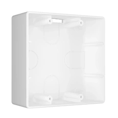 Изображение Коробка накладного монтажа для силовой розетки (белый) W1199201